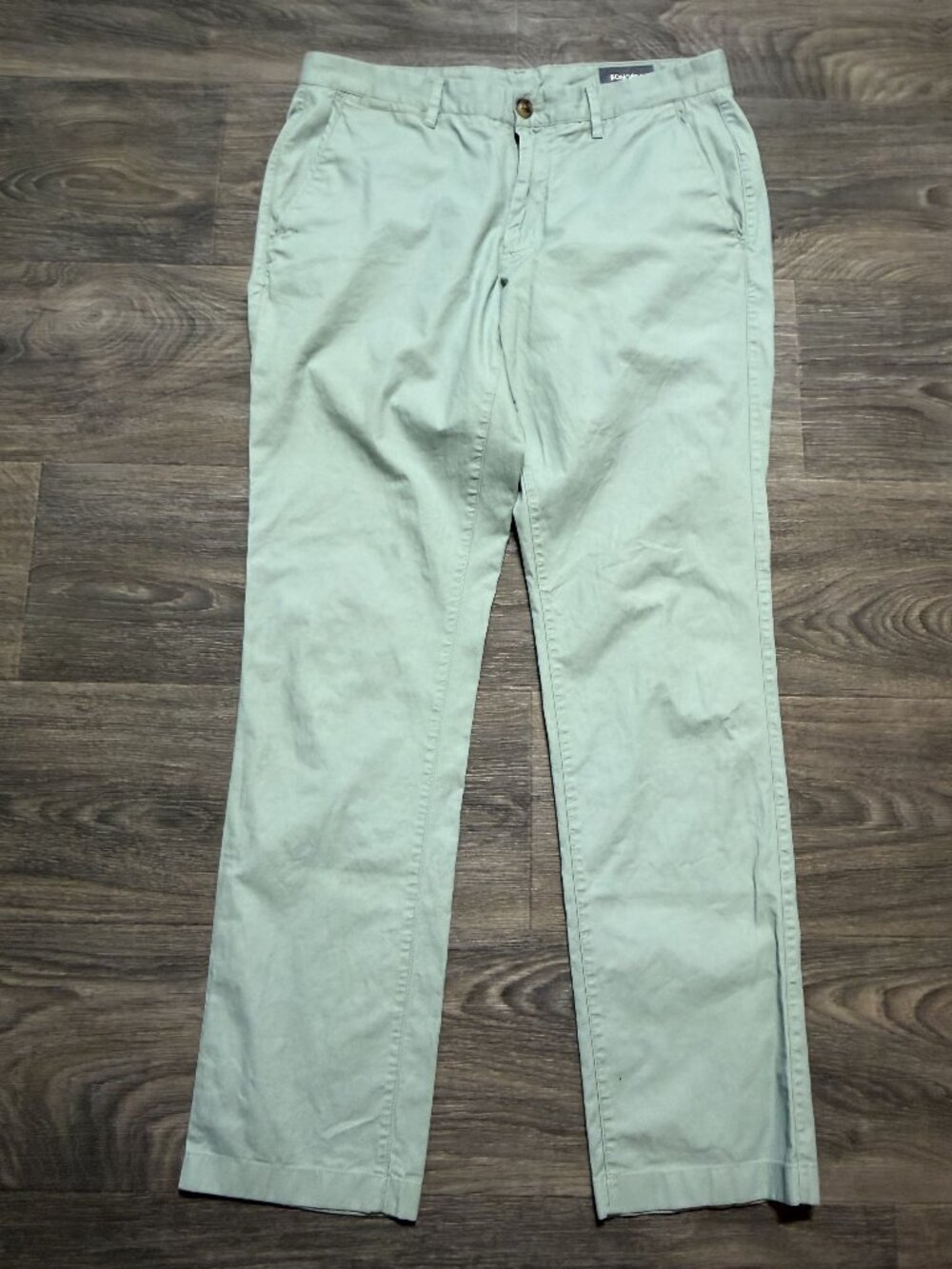 Bonobos Tailored Slim Fit Chinos 34x32 Mint Green Business Casual Pants Preppy